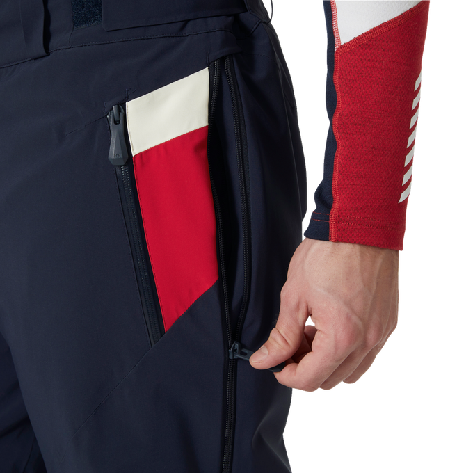 Lyžařské kalhoty Helly Hansen Kvitfjell Race Zipp Off Pants Navy NSF - 2024/25