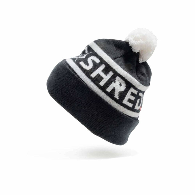 Čepice SHRED Woodside Beanie Black/White - 2022/23