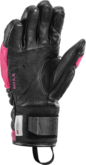 Lyžařské rukavice LEKI WCR Venom 3D Junior Pink - 2025/26