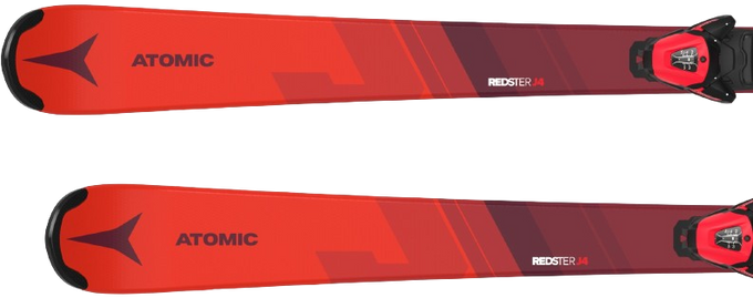 Zjazdové lyže Atomic Redster J4 + L 6 GW Red/Black - 2024/25