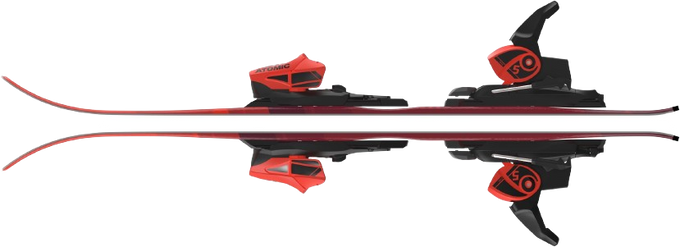 Sjezdové lyže Atomic Redster J2 70-90 + C 5 GW Red/Black - 2024/25