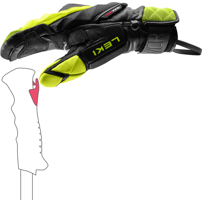 Lyžařské rukavice LEKI WCR Venom SL 3D Mitt- 2025/26