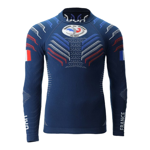 Funkční triko UYN Natyon 3.0 Junior France UW Shirt LG SL Turtle Neck - 2025/26