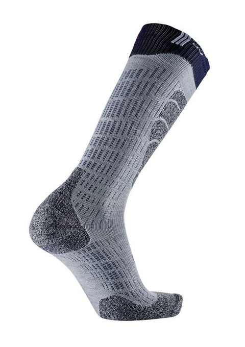 Lyžařské ponožky Sidas Ski Merino Grey/Orange - 2024/25