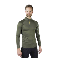 Tričko ROSSIGNOL Poursuite 1/2 Zip Green - 2022/2023